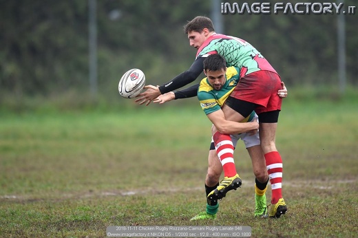 2018-11-11 Chicken Rugby Rozzano-Caimani Rugby Lainate 046